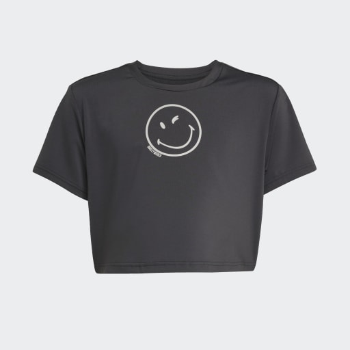 ADIDAS X SMILEYWORLD TRAINING T-SHIRT KIDS - Black / White