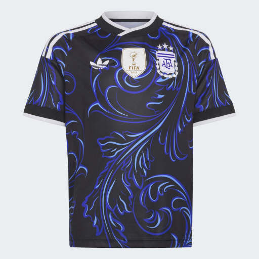 ARGENTINA 26 AWAY KIDS JERSEY - Black / Lucid Blue / Blue Burst