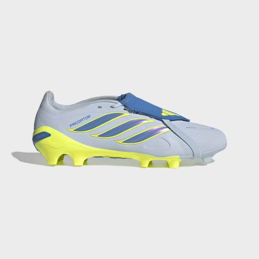 PREDATOR LEAGUE FOLD-OVER TONGUE FIRM GROUND FOOTBALL BOOTS - Crystal Sky / Ray Blue / Team Solar Yellow 2