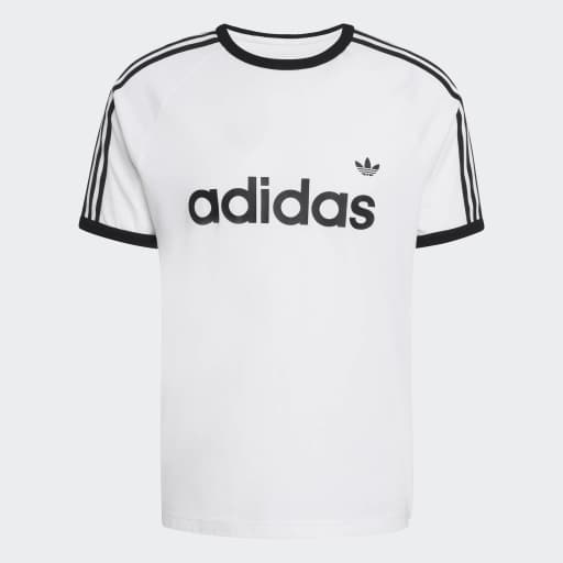 3-STRIPES SLIM RINGER T-SHIRT - White