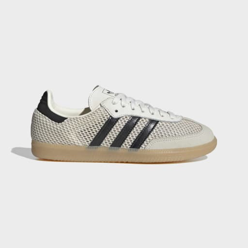 SAMBA OG SHOES - Off White / Carbon / Gold Metallic