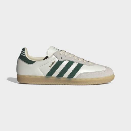SAMBA OG SHOES - Cloud White / Collegiate Green / Gum