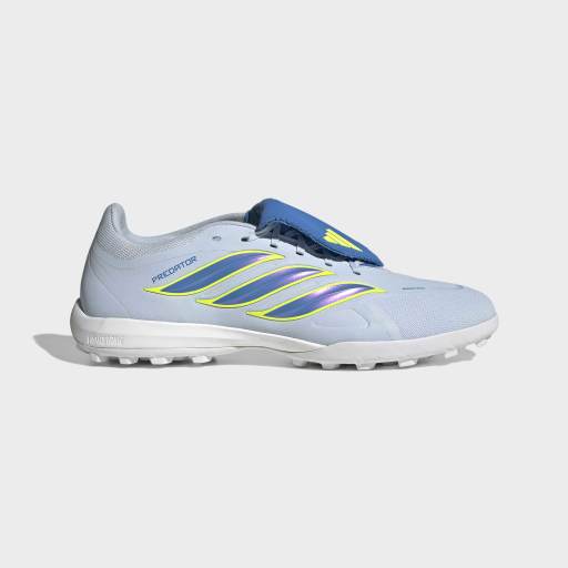 PREDATOR LEAGUE FOLD-OVER TONGUE TURF FOOTBALL BOOTS - Crystal Sky / Ray Blue / Team Solar Yellow 2