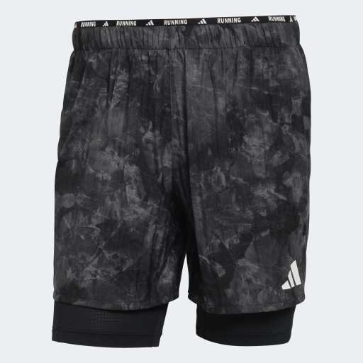 ADI365 SPRAY DYE 2IN1 SHORTS - Grey Four
