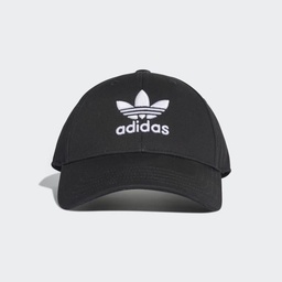 TREFOIL BASEBALL CAP - Black / White