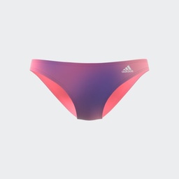 MELBOURNE PRINT BIKINI BOTTOMS - Acid Red / White