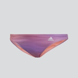 MELBOURNE PRINT BIKINI BOTTOMS - Acid Red / White