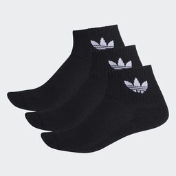 MID CREW SOCKS 3 PAIRS - Black