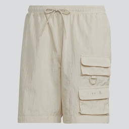 REVEAL MATERIAL MIX SHORTS - Wonder White