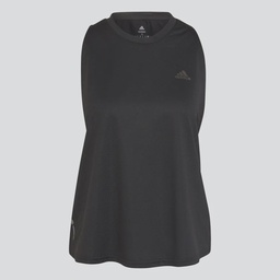 RUN ICONS 3 BAR TANK TOP - Black / Black