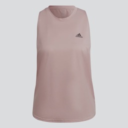 RUN ICONS 3 BAR TANK TOP - Wonder Mauve