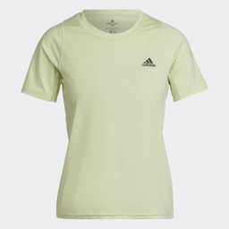 RUN FAST RUNNING T-SHIRT MADE WITH PARLEY OCEAN PLASTIC - Almost Lime