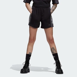 BLOCKED GRAPHIC SHORTS - Black