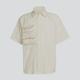 REVEAL SHORT SLEEVE OVERSHIRT - Wonder White