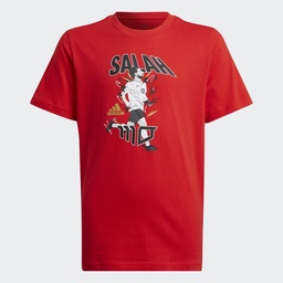 SALAH GRAPHIC FOOTBALL T-SHIRT - Vivid Red