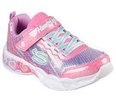 SKECHERS SWEETHEART LIGHTS - LET'S SHINE - 302313L - PKMT