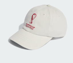 [4065431127517] FIFA WORLD CUP 2022™ OFFICIAL EMBLEM CAP - Talc / Active Maroon