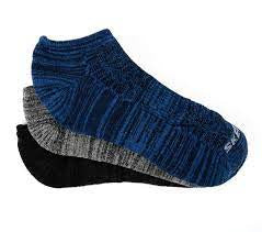 [806409990573] S111102D - SKECHERS 3PK UNISEX 1/2 TERRY NO SHOW