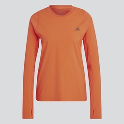FAST HYBRID RUNNING LONG SLEEVE SWEATSHIRT - Semi Impact Orange
