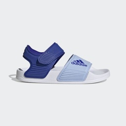 ADILETTE SANDALS - Lucid Blue / Blue Dawn / Bright Red