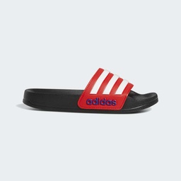 ADILETTE SHOWER SLIDES - Core Black / Ftwr White / Vivid Red