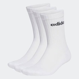 ADIDAS LINEAR CREW CUSHIONED SOCKS 3 PAIRS - HT3455