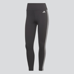 TRAIN ESSENTIALS 3-STRIPES HIGH-WAISTED 7/8 LEGGINGS - Black