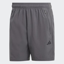 TRAIN ESSENTIALS WOVEN TRAINING SHORTS - Grey Five / Black