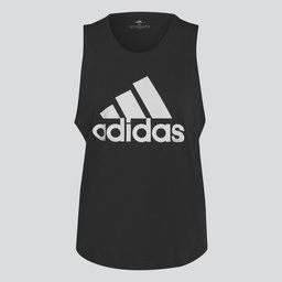ESSENTIALS BIG LOGO TANK TOP - Black / White