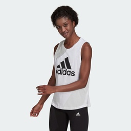 ESSENTIALS BIG LOGO TANK TOP - White / Black