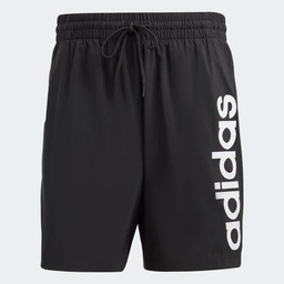 AEROREADY ESSENTIALS CHELSEA LINEAR LOGO SHORTS - Black