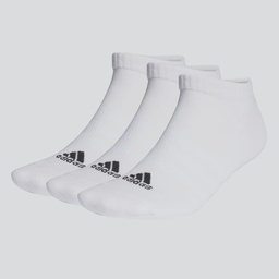 CUSHIONED LOW-CUT SOCKS 3 PAIRS - White / Black