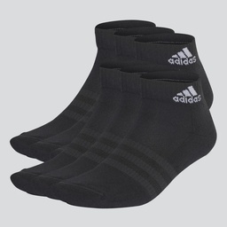 CUSHIONED SPORTSWEAR ANKLE SOCKS 6 PAIRS - Black / White