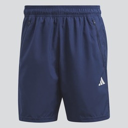 TRAIN ESSENTIALS WOVEN TRAINING SHORTS - Dark Blue / White