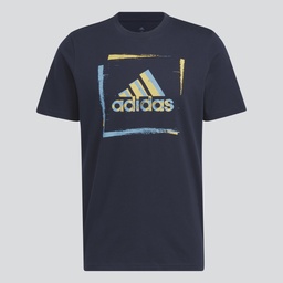 TWO-TONE STENCIL SHORT SLEEVE GRAPHIC T-SHIRT - Legend Ink