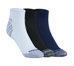 SKECHERS 3PK UNISEX 1/2 TERRY QTR CREW