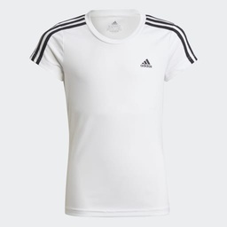 DESIGNED 2 MOVE 3-STRIPES T-SHIRT - White / Black