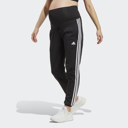 MATERNITY TRACKSUIT BOTTOMS - Black / White
