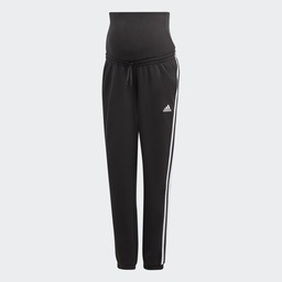 MATERNITY TRACKSUIT BOTTOMS - Black / White