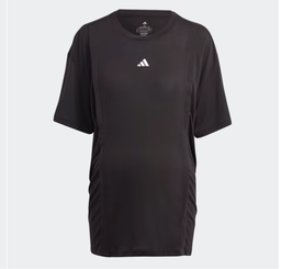 AEROREADY TRAIN ESSENTIALS NURSING T-SHIRT (MATERNITY) - Black / White