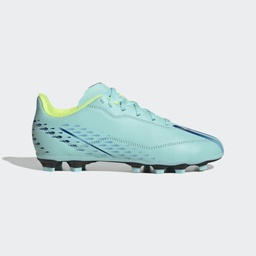 X SPEEDPORTAL.4 FLEXIBLE GROUND BOOTS - Clear Aqua / Power Blue / Solar Yellow
