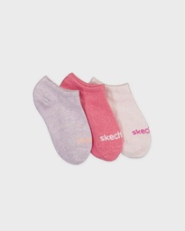 [806409542987] SKECHERS 3PK WOMENS NON TERRY NO SHOW - S117214 - 678