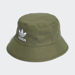 [4066746654668] TREFOIL BUCKET HAT - Olive Strata