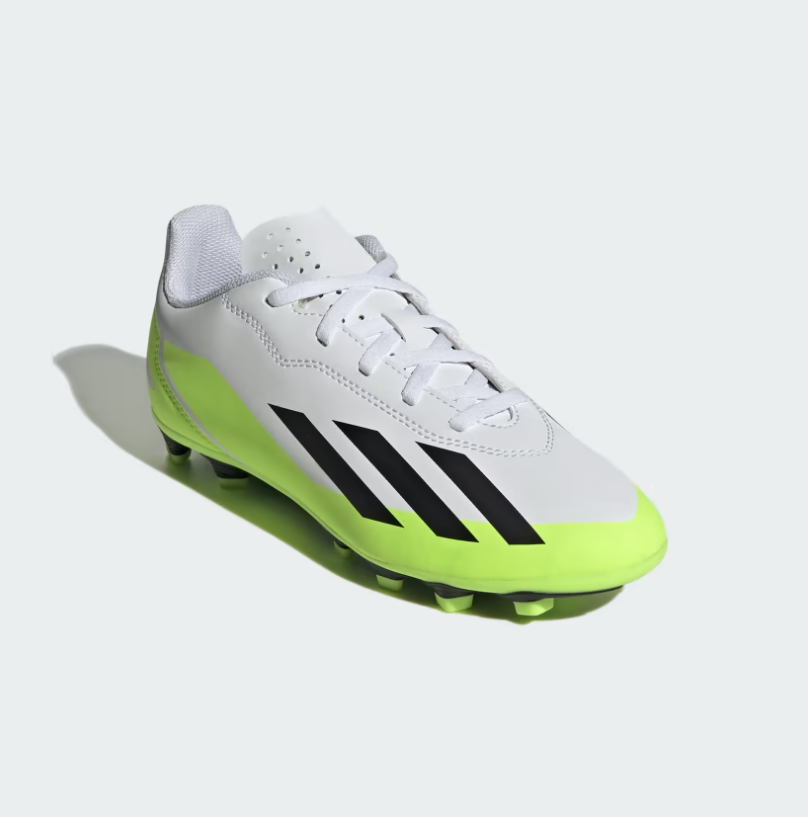 X CRAZYFAST.4 FLEXIBLE GROUND BOOTS - Ftwr White / Core Black / Lucid ...