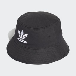 [4057282703804] TREFOIL BUCKET HAT - Black / White