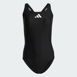 3 BAR LOGO SWIMSUIT - Black / White
