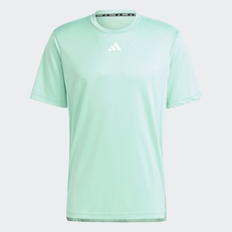 HIIT BASE TRAINING T-SHIRT - Easy Green / White / Silver Met.