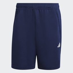 TRAIN ESSENTIALS ALL SET TRAINING SHORTS - Dark Blue / White