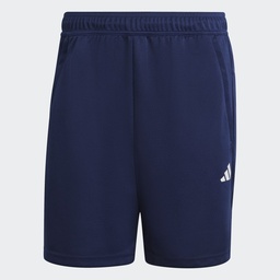 TRAIN ESSENTIALS ALL SET TRAINING SHORTS - Dark Blue / White