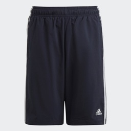 ESSENTIALS 3-STRIPES WOVEN SHORTS - Blue